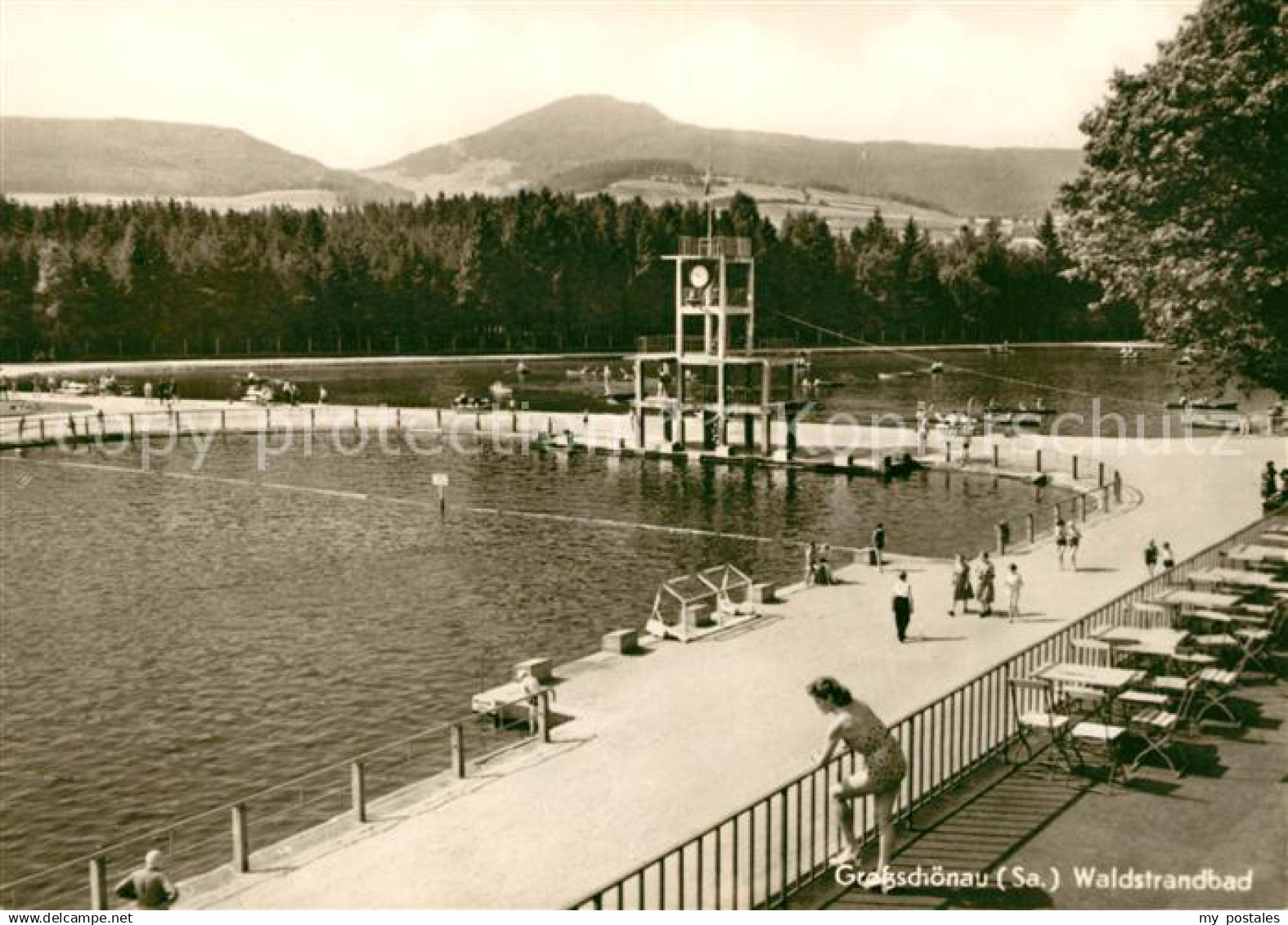 Grossschoenau Sachsen Waldstrandbad