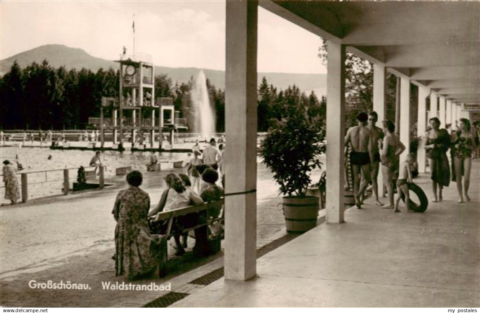 Grossschoenau Sachsen Waldstrandbad