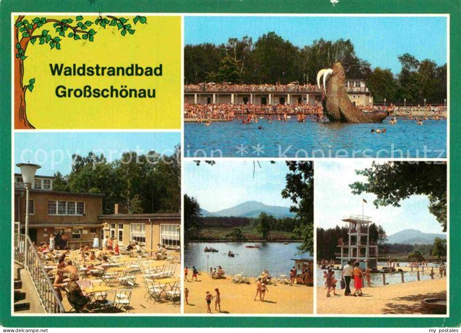 Grossschoenau Sachsen Waldstrandbad