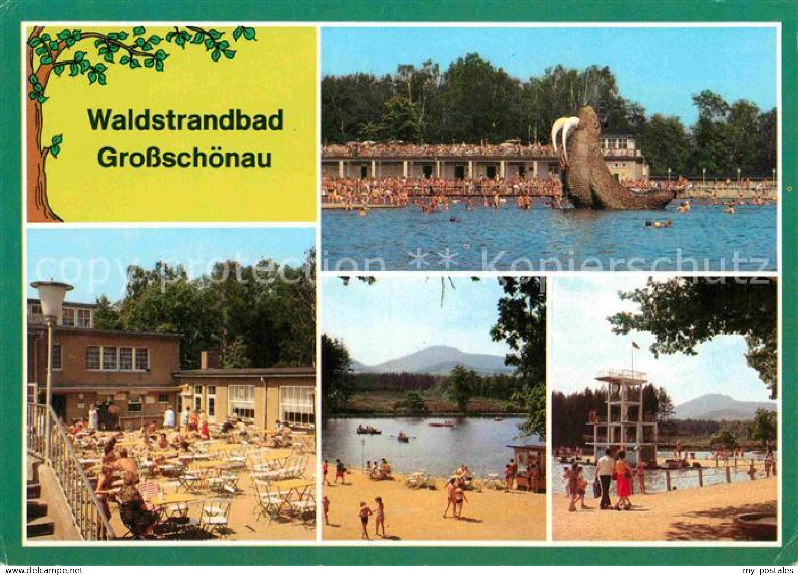 Grossschoenau Sachsen Waldstrandbad