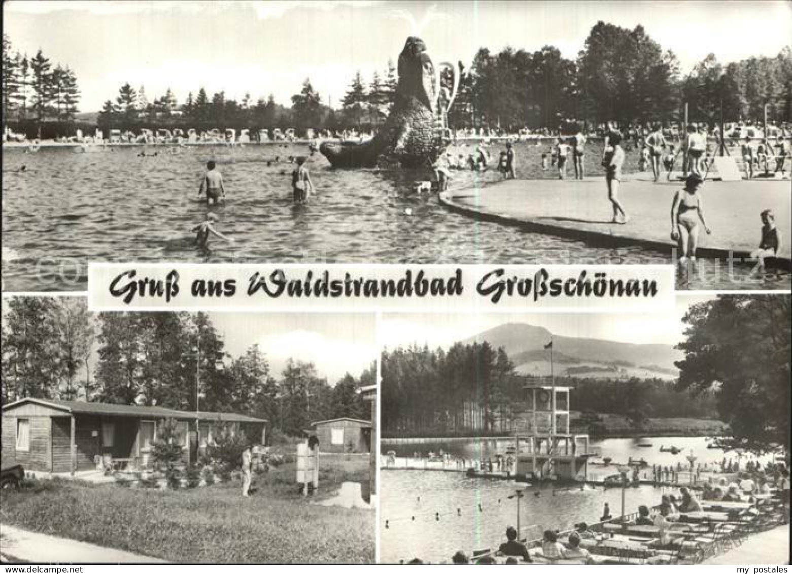 Grossschoenau Sachsen Waldstrandbad