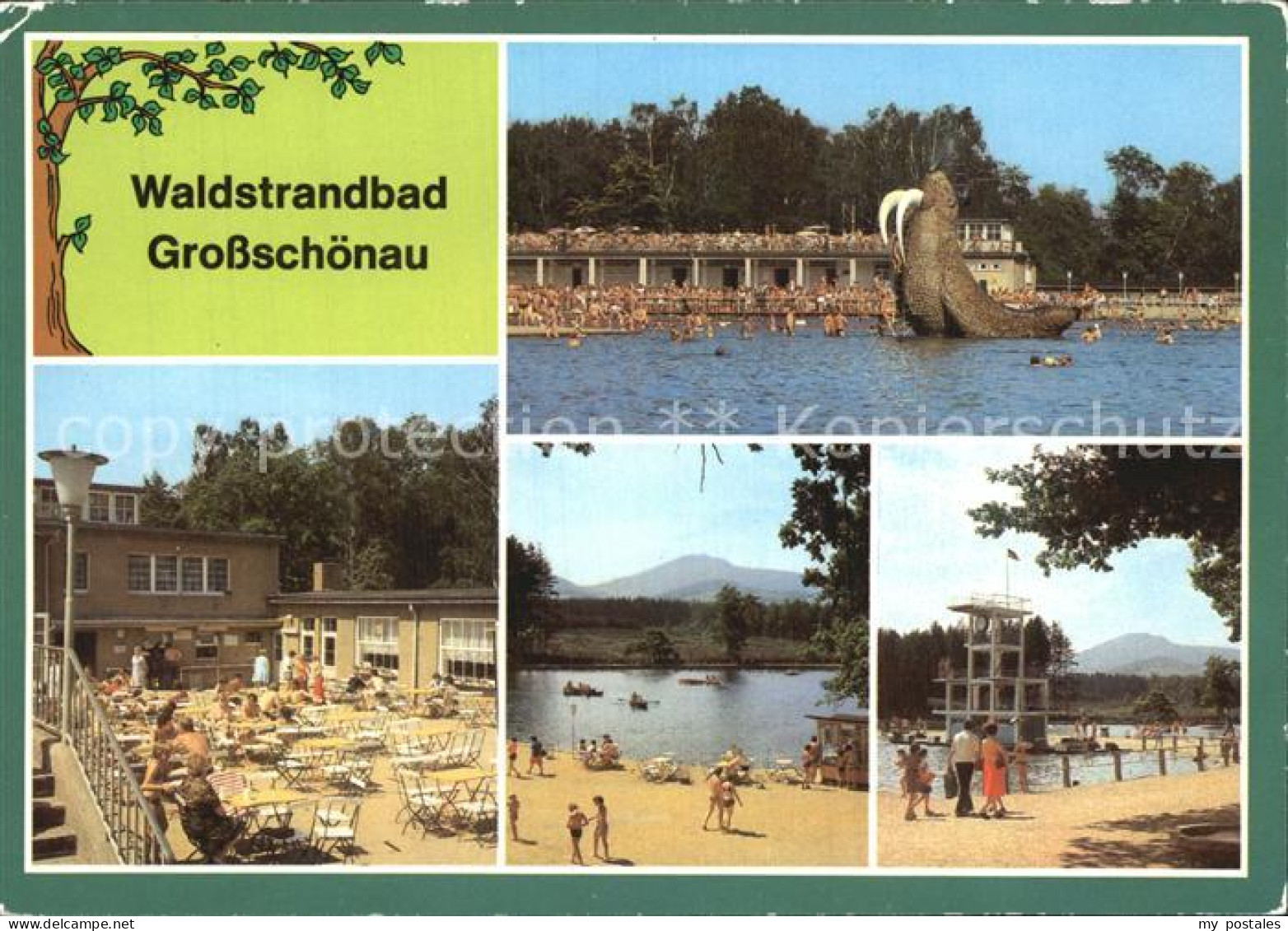 Grossschoenau Sachsen Waldstrandbad