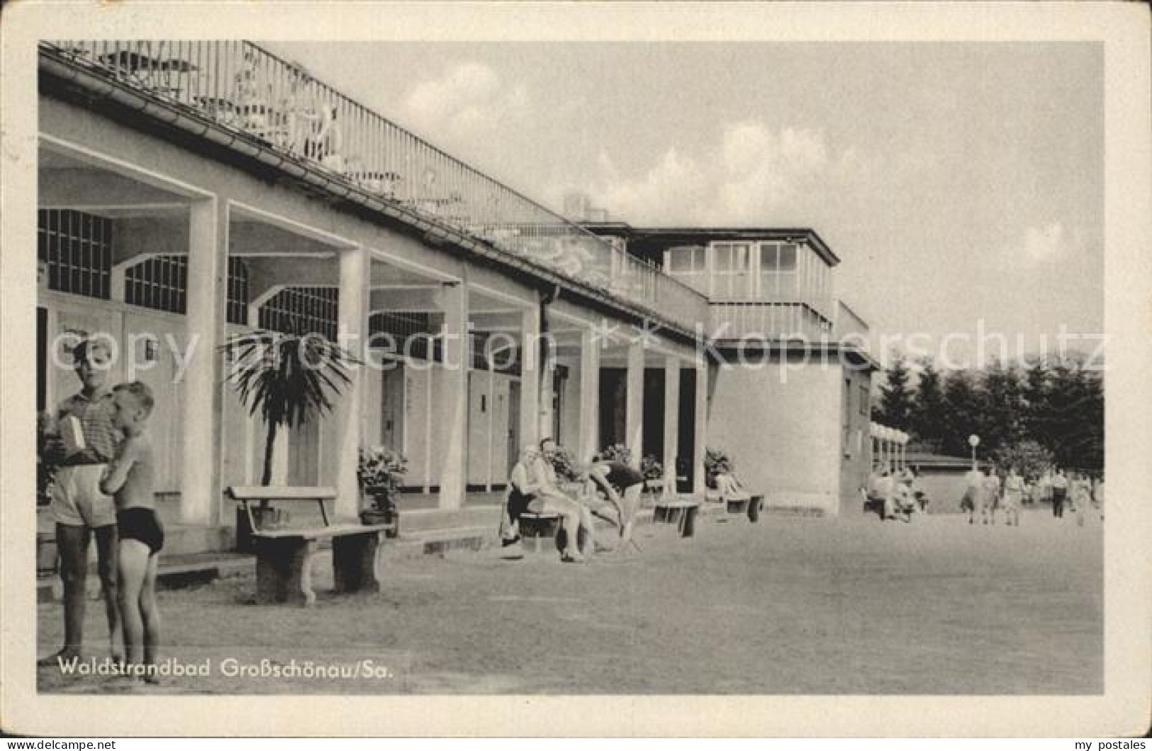 Grossschoenau Sachsen Waldstrandbad