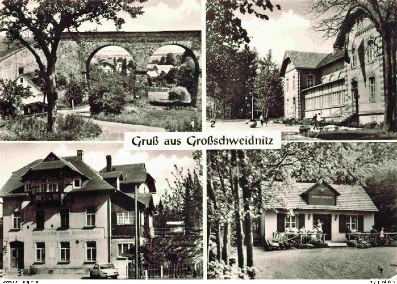 Grossschweidnitz Gross-Schweidnitz Loebau Goerlitz Sachsen Viadukt Kulturhaus Ko