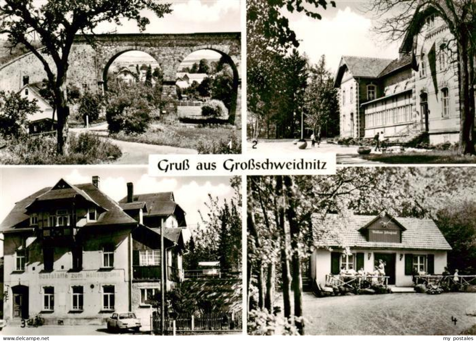 Grossschweidnitz Gross-Schweidnitz Loebau Teilansicht Kulturhaus Konsum-Gaststae