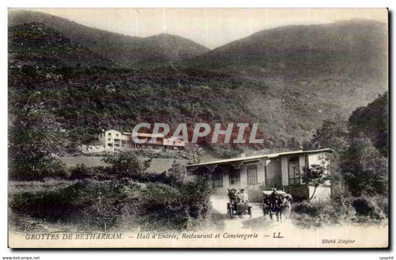 Grottes de Betharram - Hall d'Entree - Restaurant - CPA