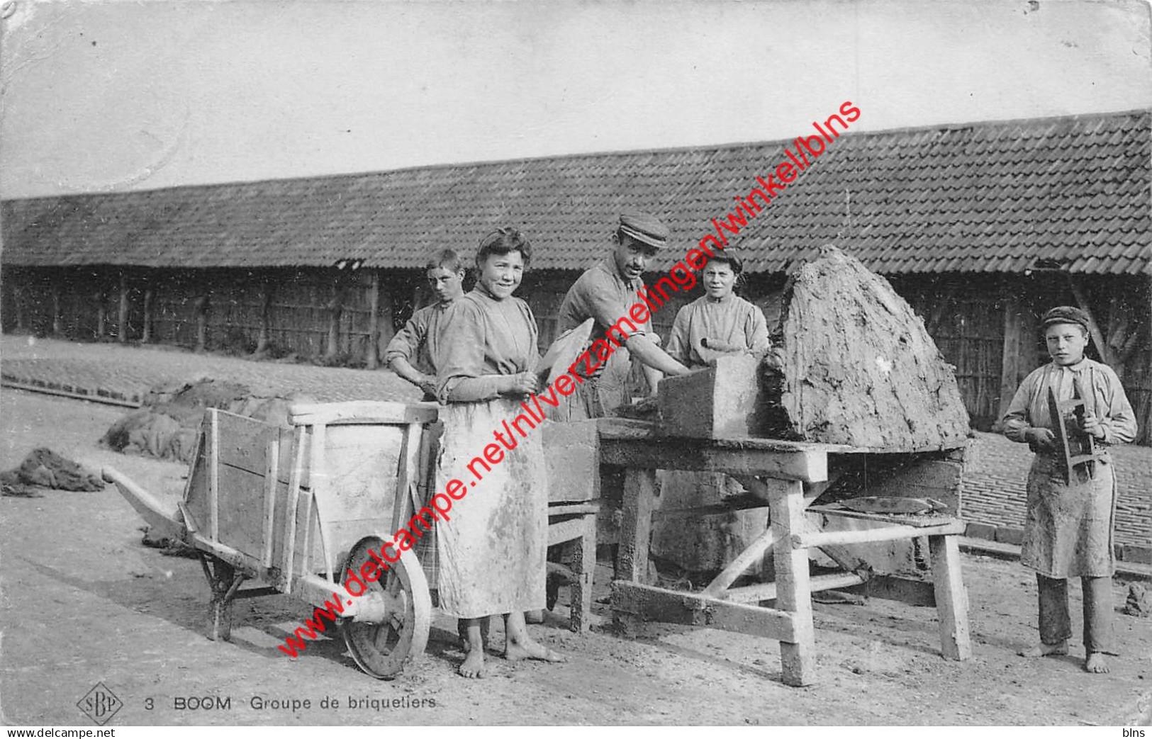 Groupe de briquetiers - Boom