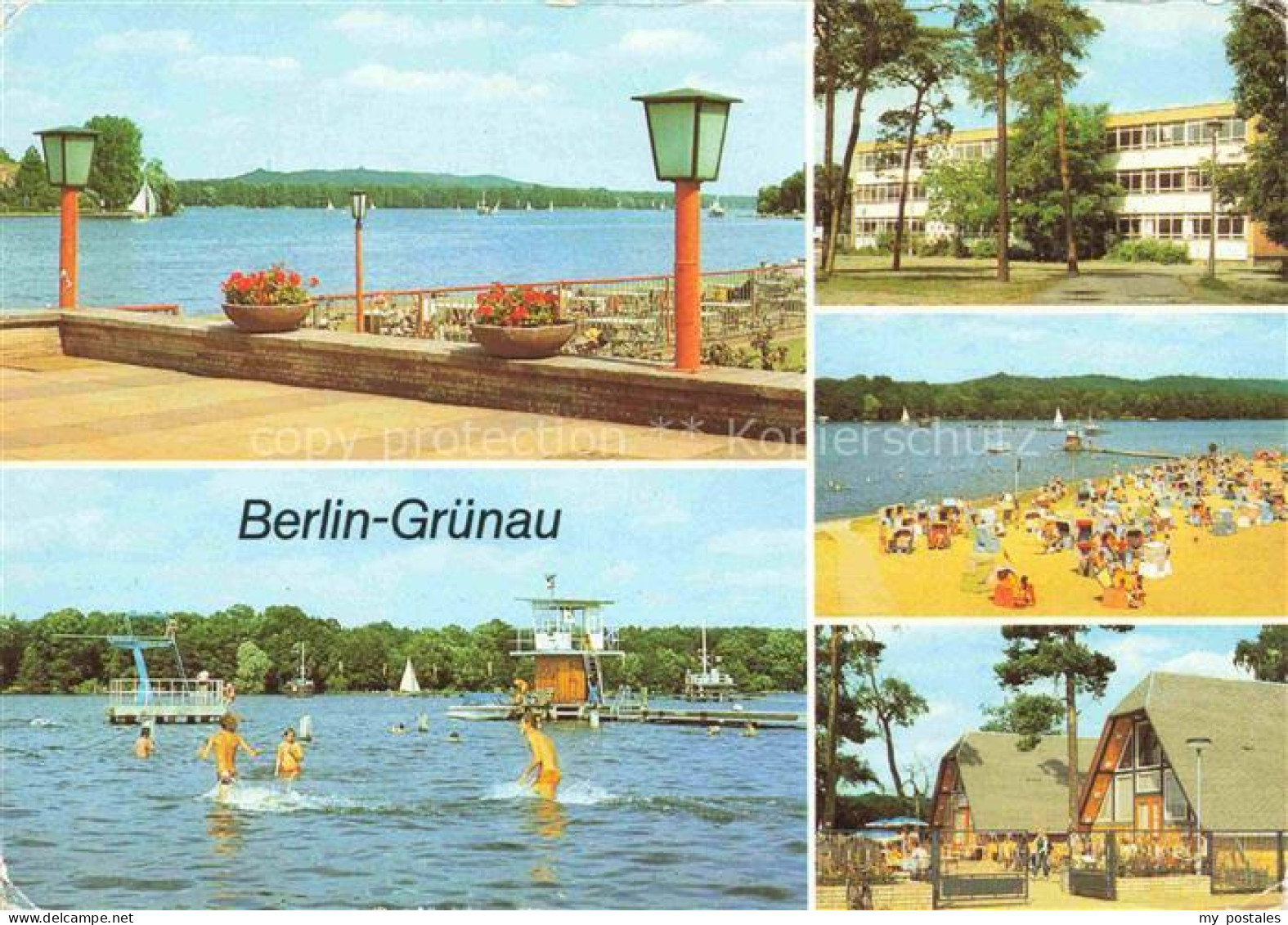 Gruenau TREPTOW-KoePENICK BERLIN Regattagelaende Strandbad Bernard-Koenen-Obersc