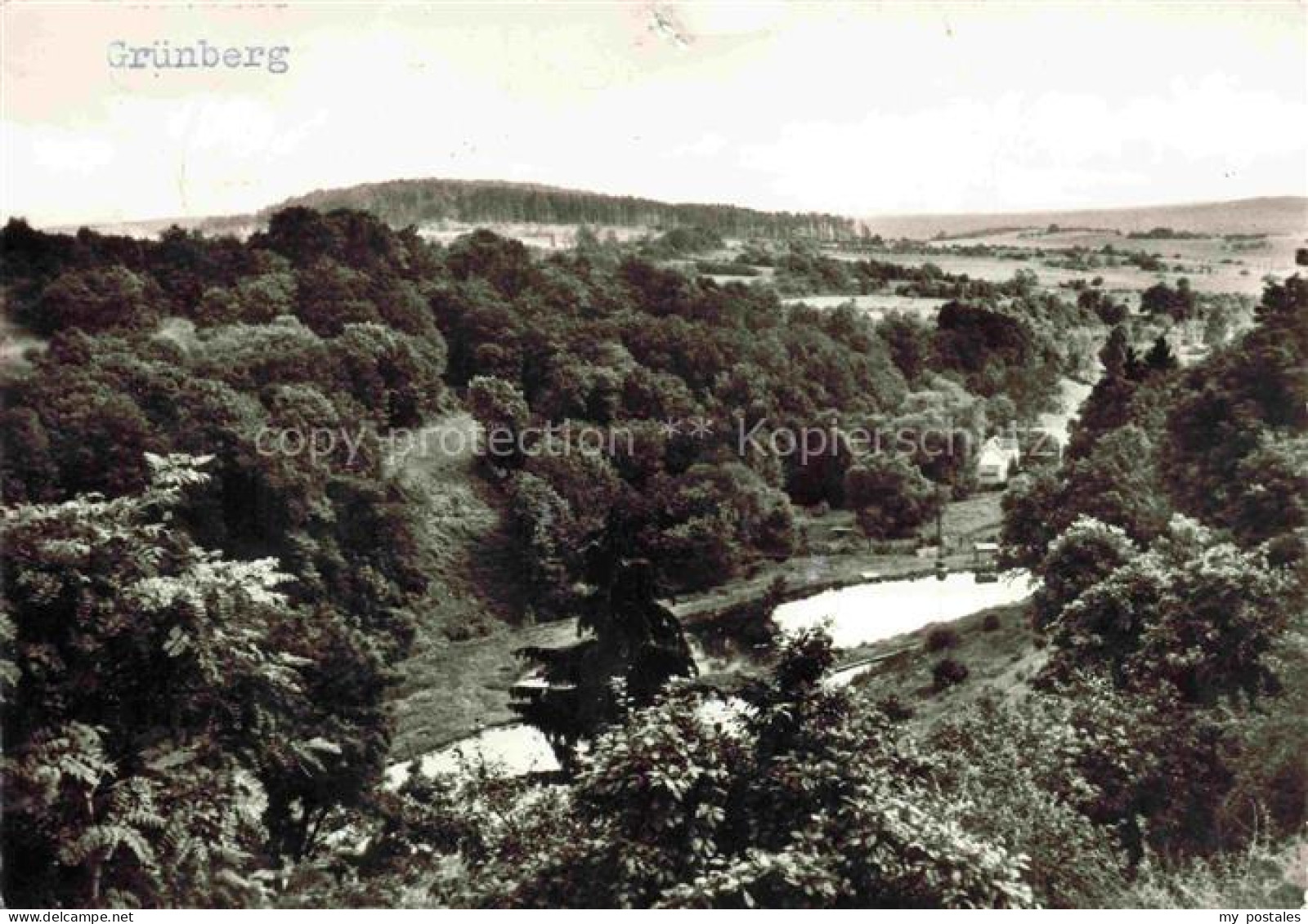 Gruenberg  Hessen Fliegeraufnahme