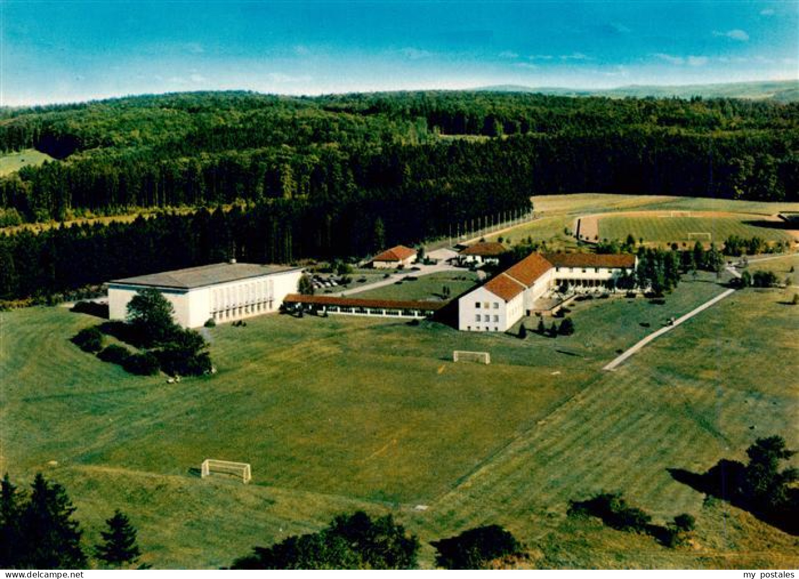 Gruenberg  Hessen Hessischer Fussballverband Sportschule Gruenberg Fliegeraufnah