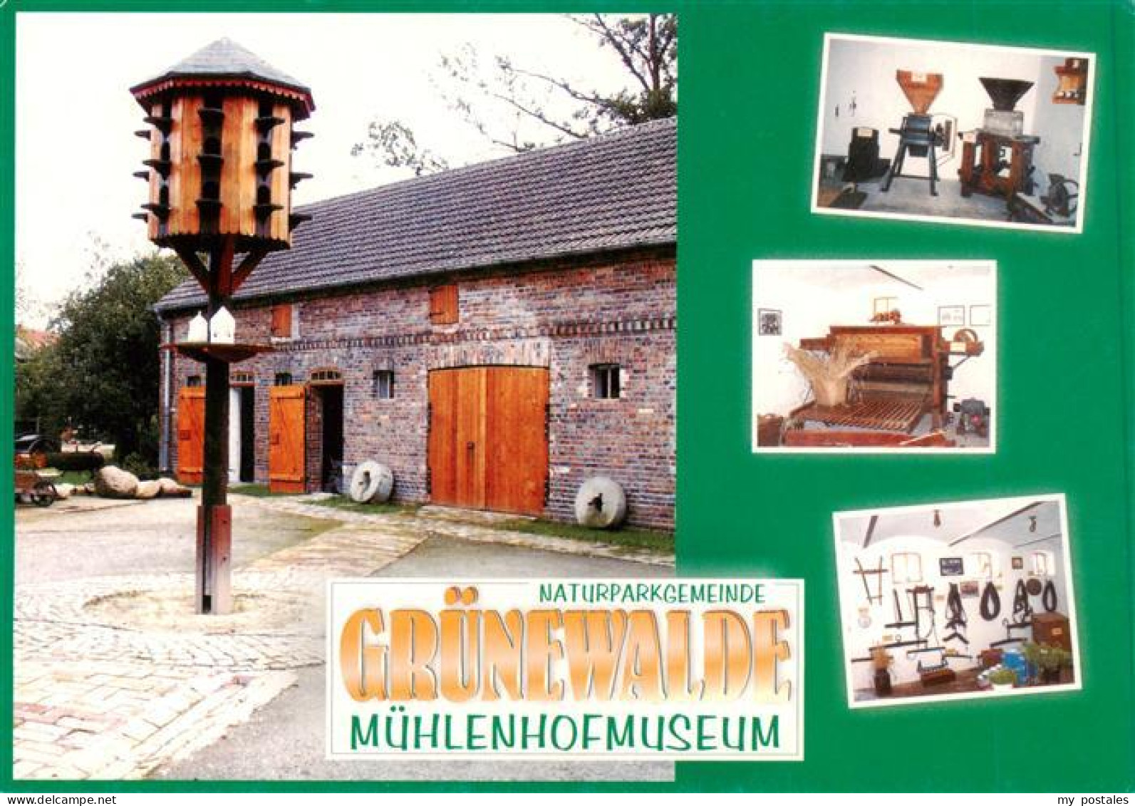 Gruenewalde Lauchhammer Ruhland Brandenburg Muehlenhofmuseum Glockenturm Muehlst