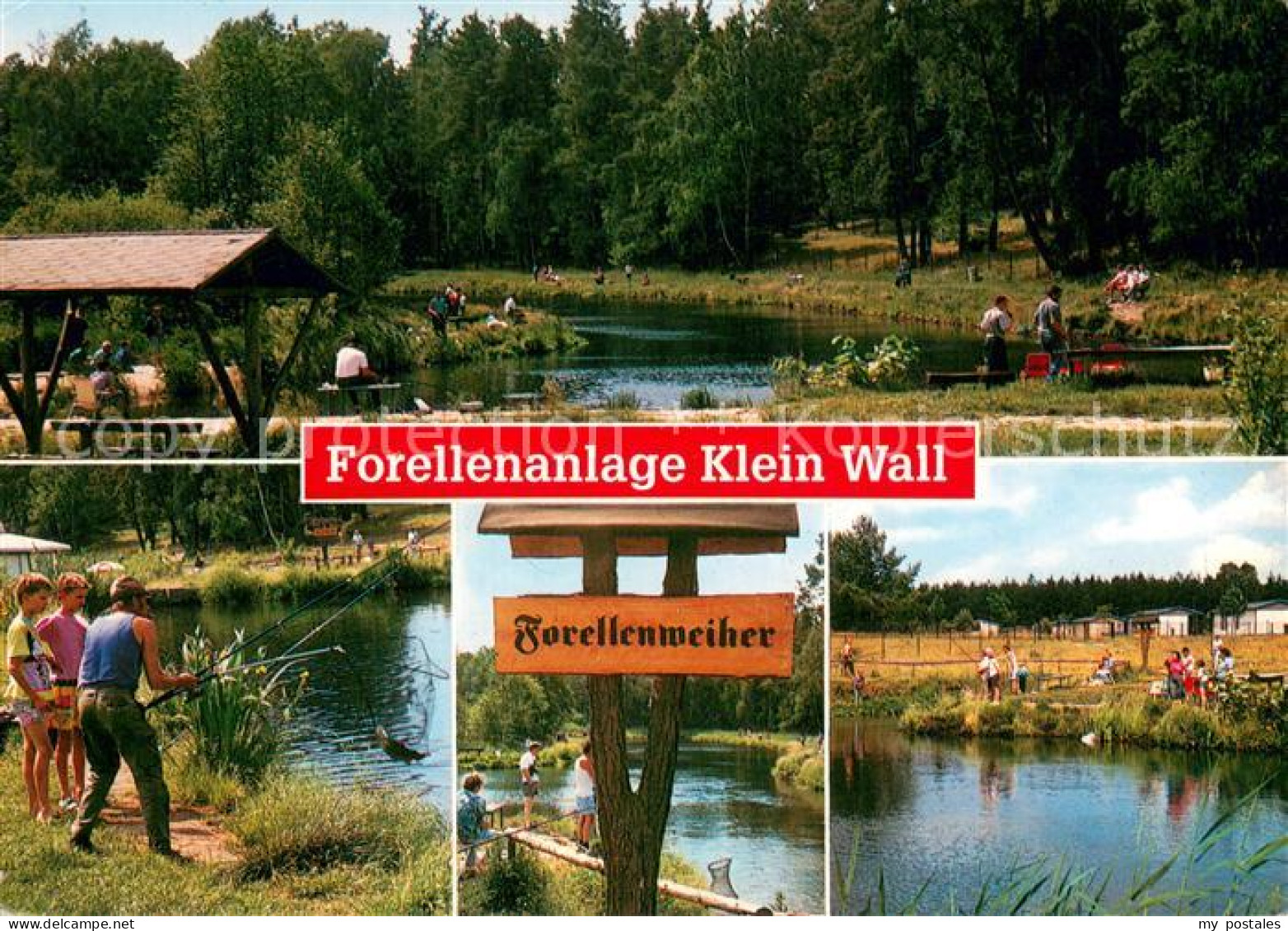 Gruenheide Mark Forellenanalge Klein Wall Weiher