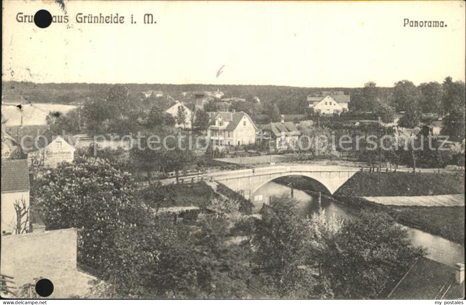 Gruenheide Mark Panorama Bach