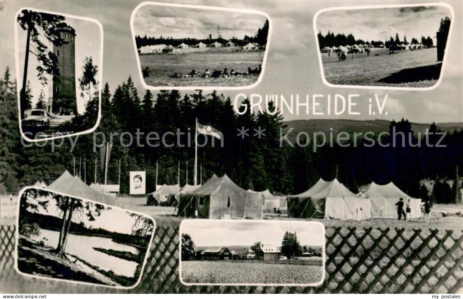 Gruenheide Vogtland Carlsturm Vogtlandsee Campingplatz