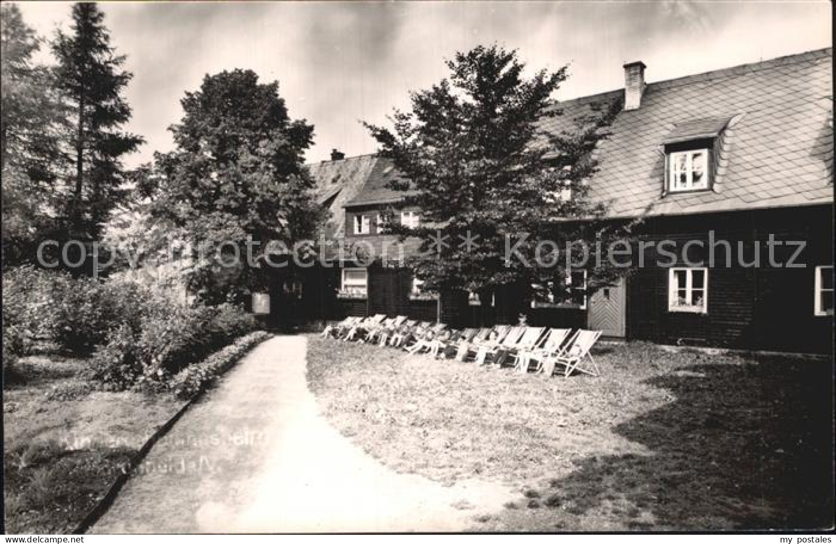 Gruenheide Vogtland FDGB Kindererholungsheim Freundschaft Handabzug