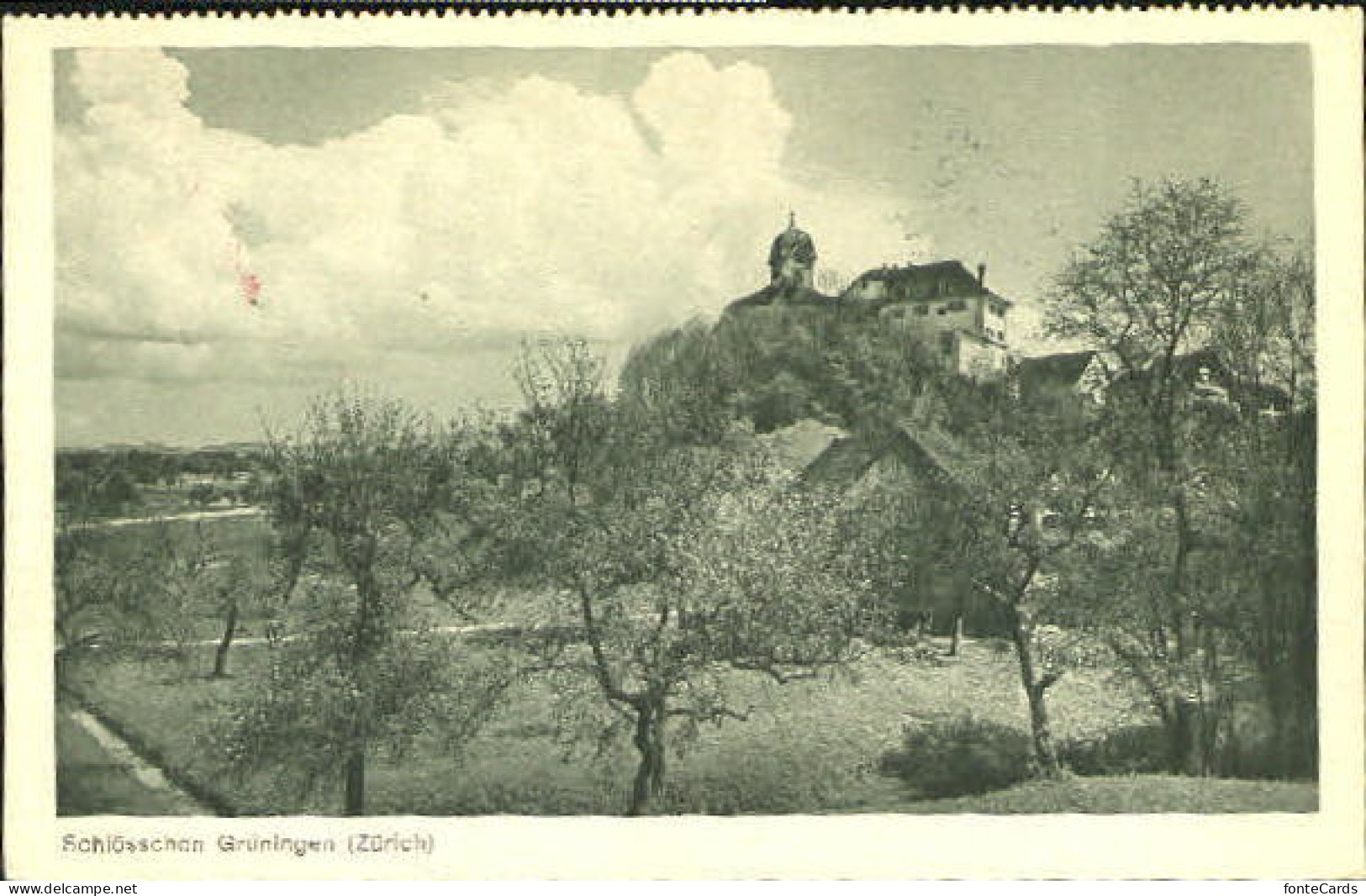 Grueningen ZH Grueningen Schloss x 1935
