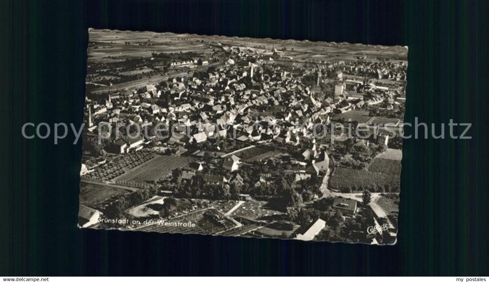 Gruenstadt Fliegeraufnahme