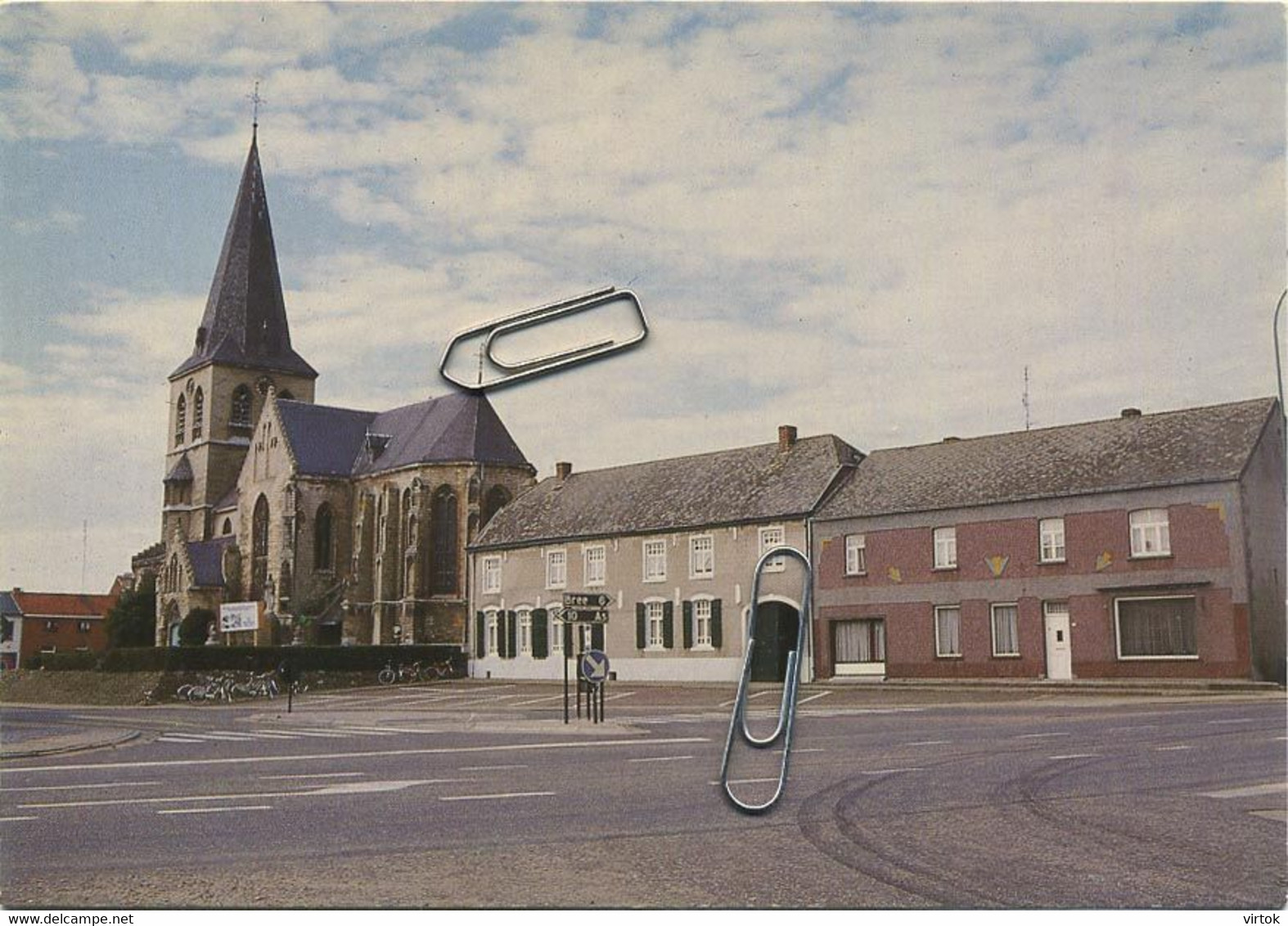 Gruitrode  : St. Gertrudfis kerk       (  15 x 10.5 cm )   met zegel