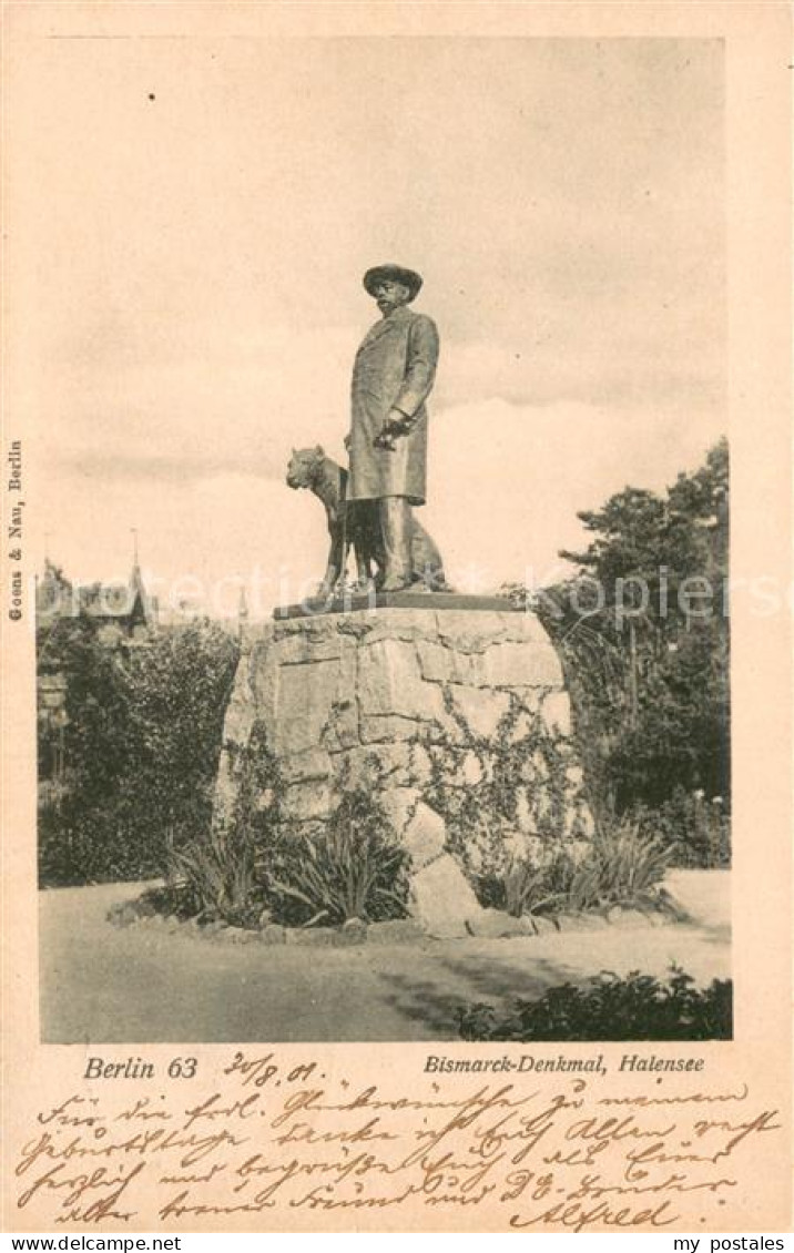 Grunewald Berlin Bismarck-Denkmal Halensee