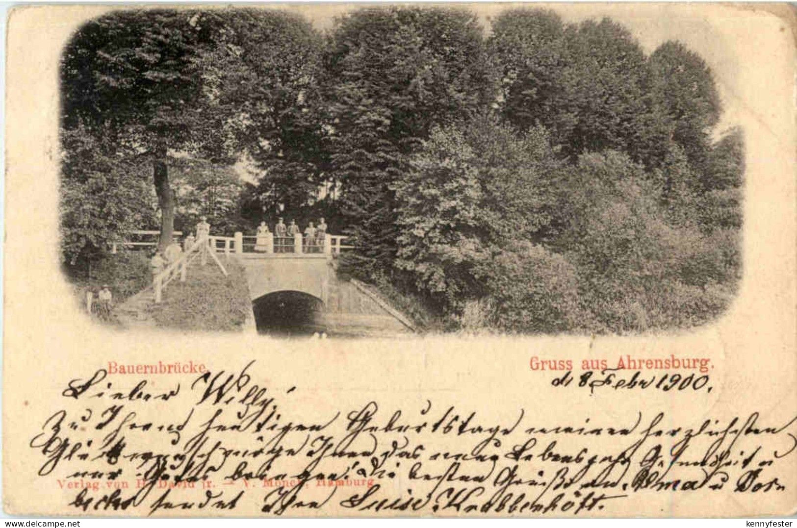 Gruss aus Ahrensburg - Bauernbrücke