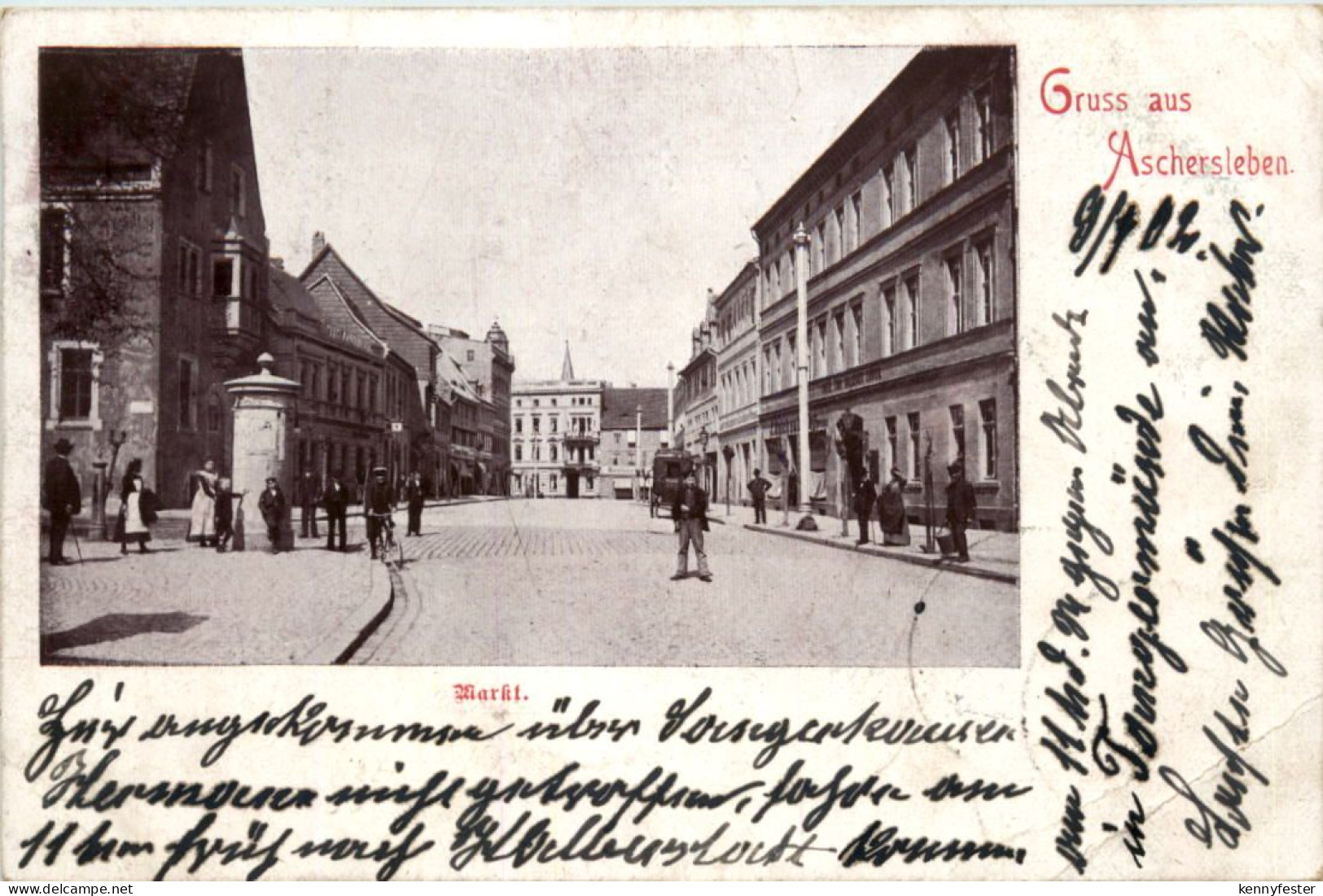 Gruss aus Aschersleben - Markt