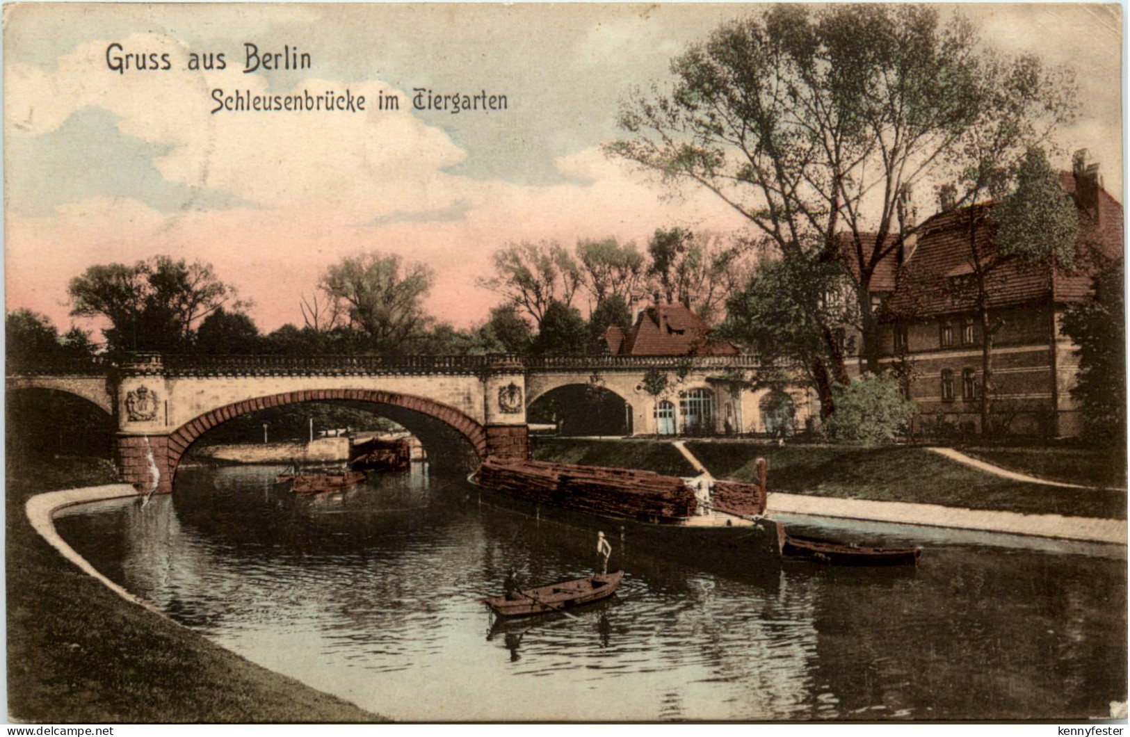 Gruss aus Berlin, Schleusenbrücke im Tiergarten
