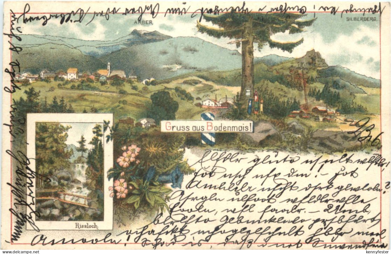 Gruss aus Bodenmais - Litho
