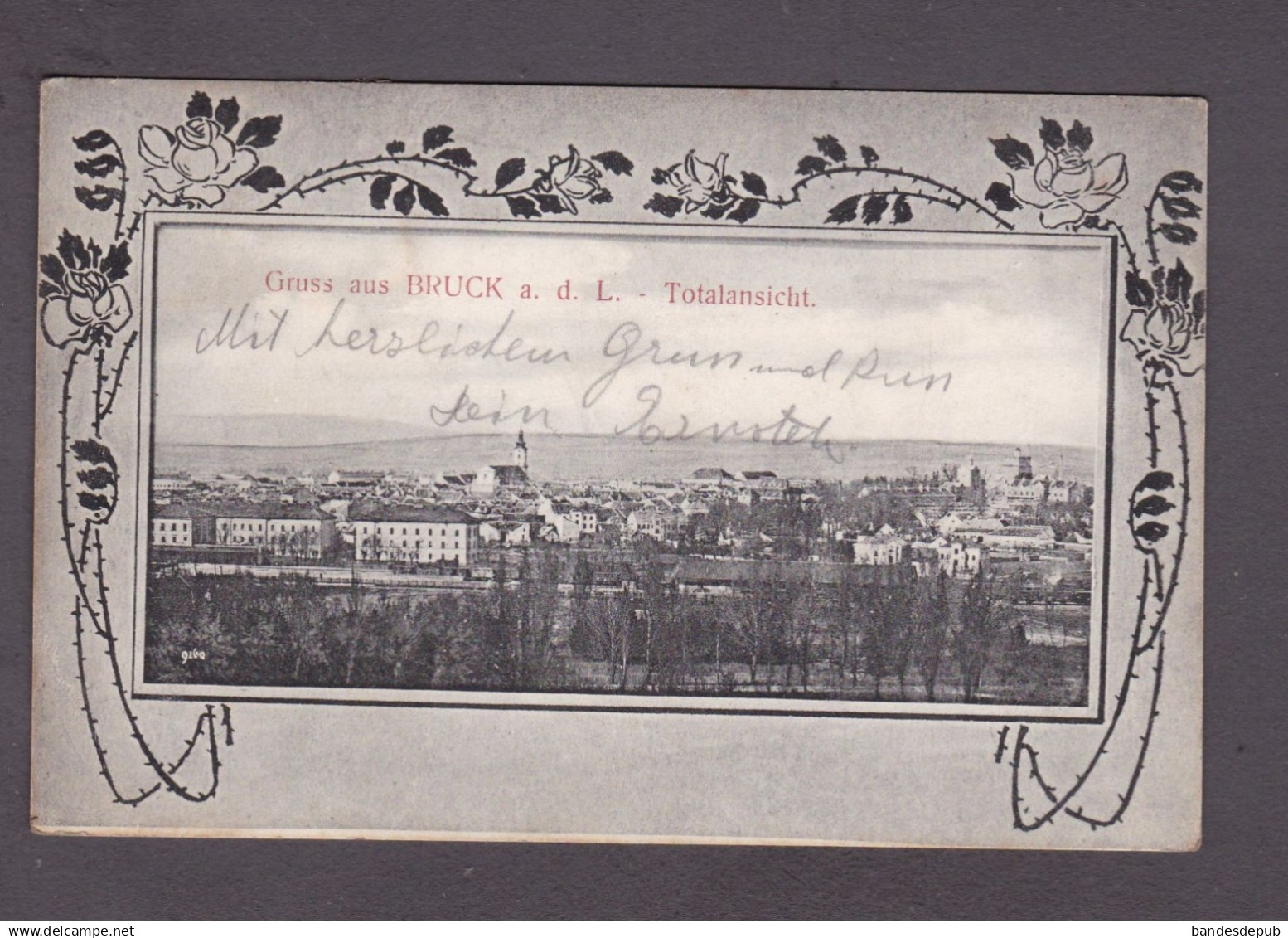 Gruss aus Bruck an der Leitha Totalansicht  (2737)
