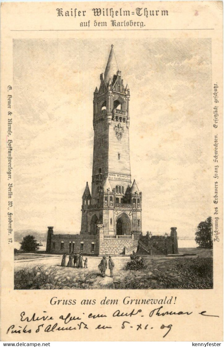 Gruss aus dem Grunewald - Kaiser Wilhelm Thurm