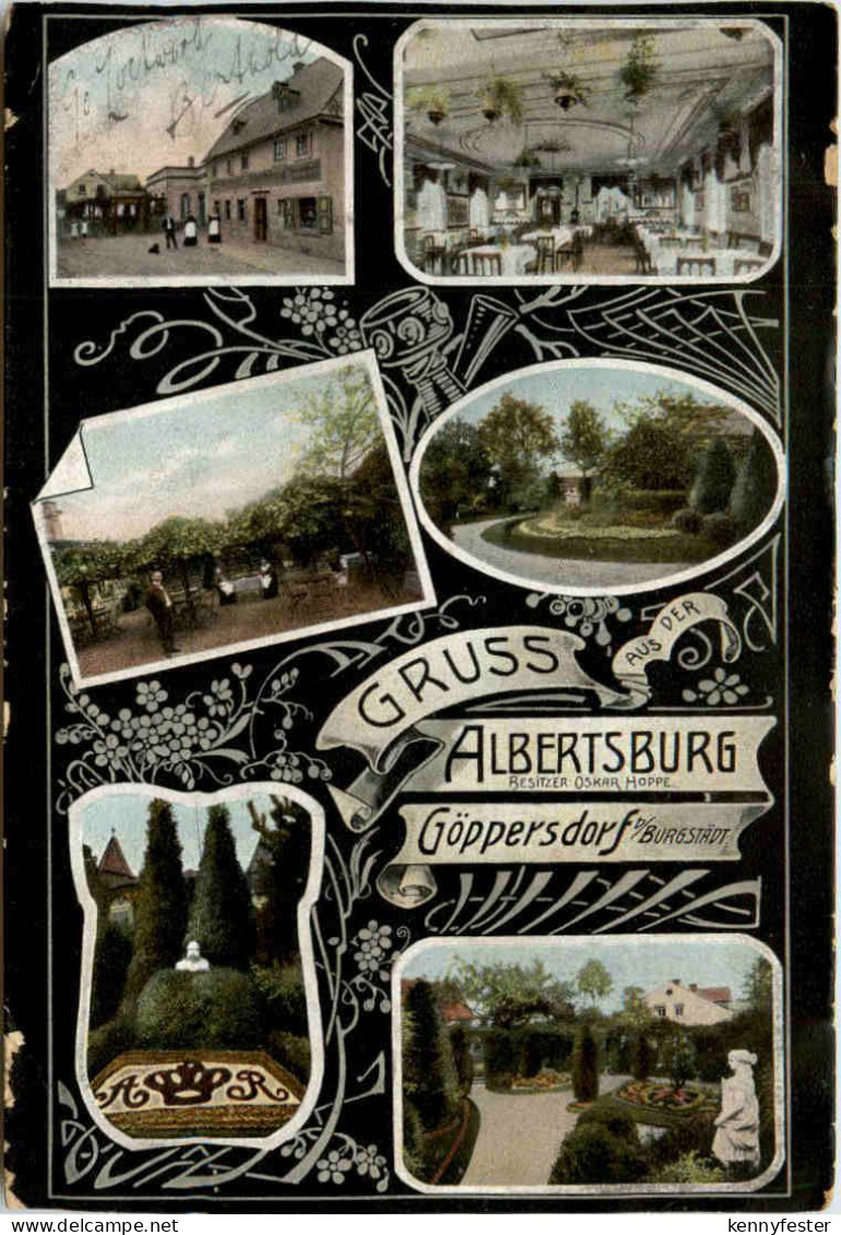 Gruss aus der Albertsburg - Göppersdorf bei Burgstädt