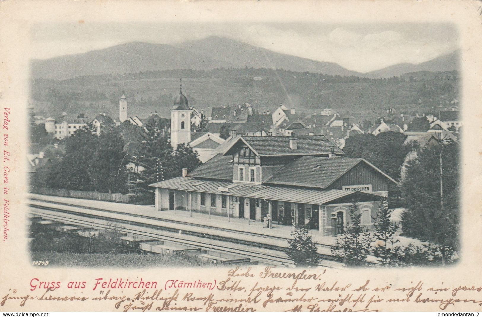 Gruss aus Feldkirchen - Bahnhof