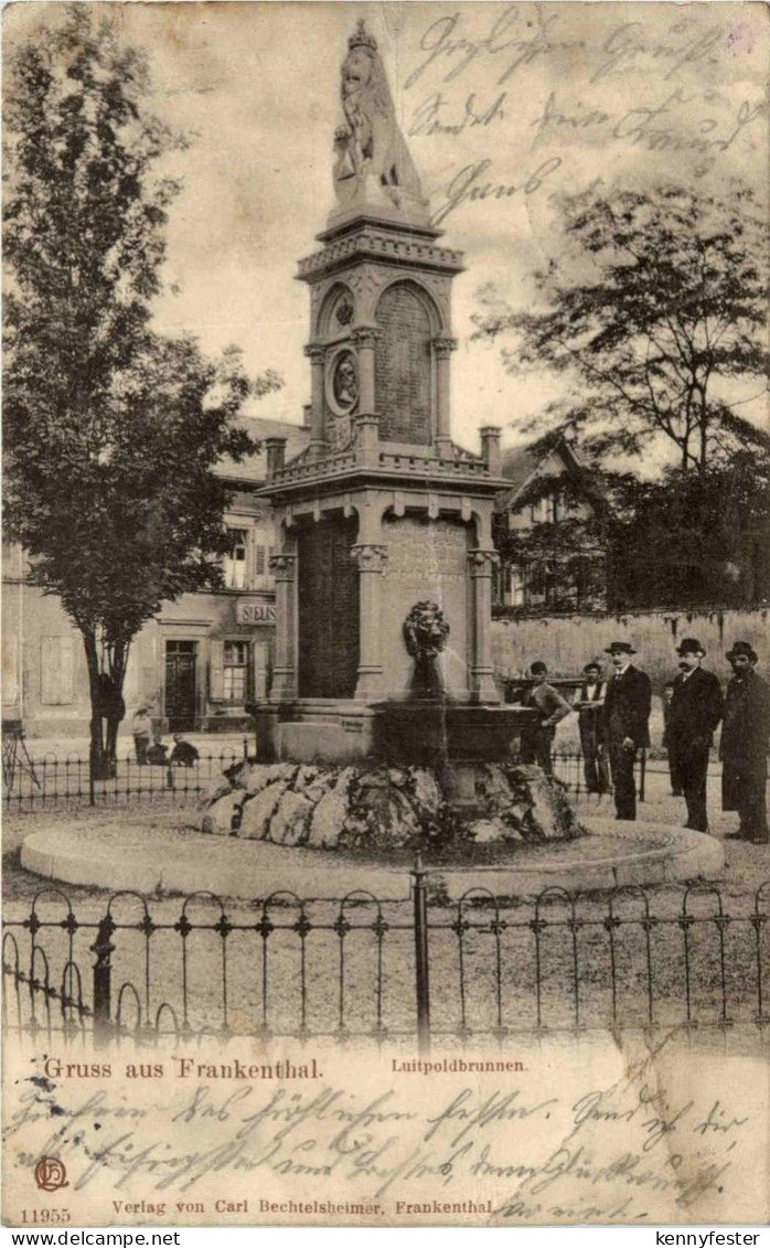Gruss aus Frankenthal - Luitpoldbrunnen