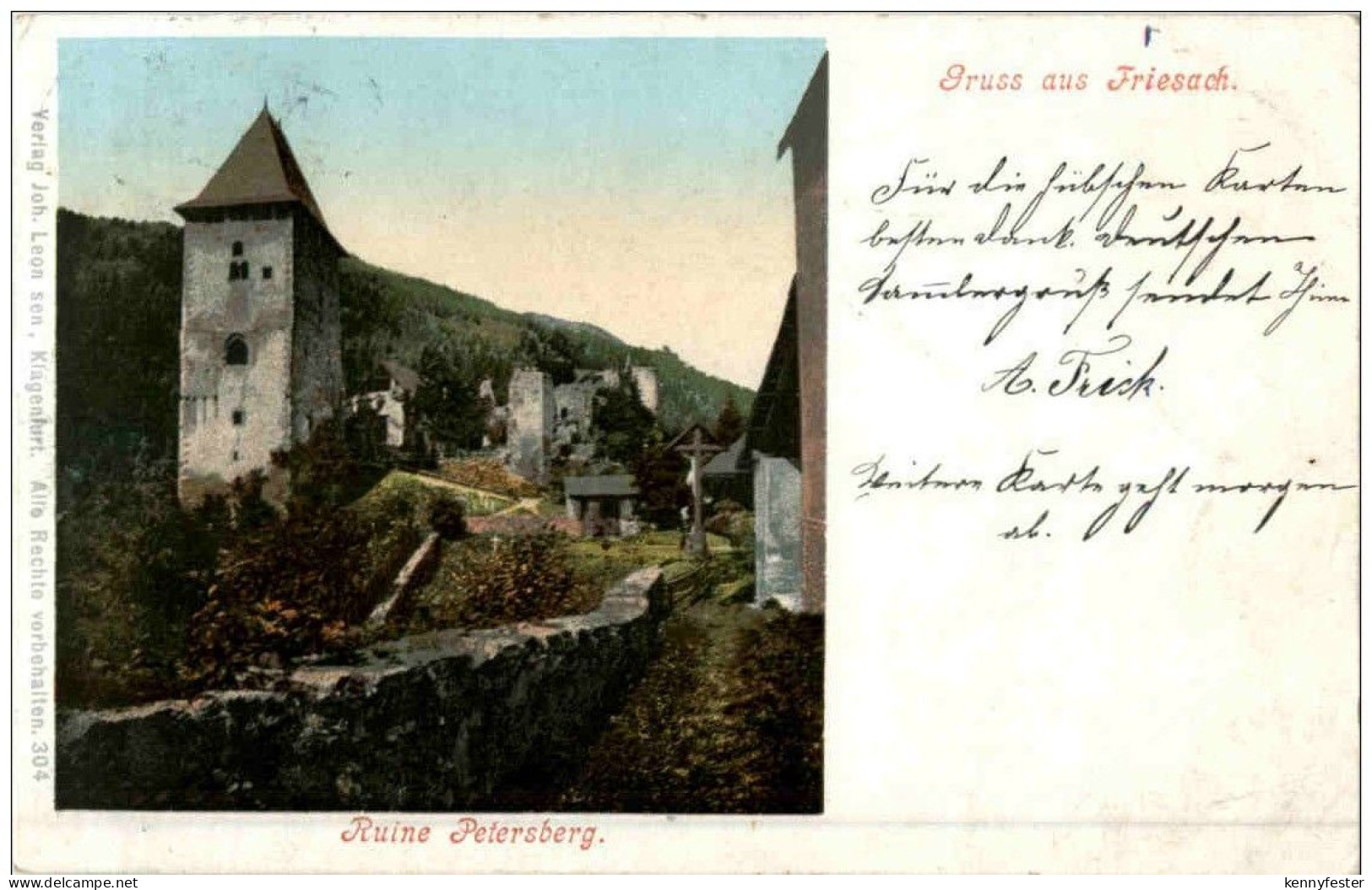 Gruss aus Friesach - Ruine Petersberg