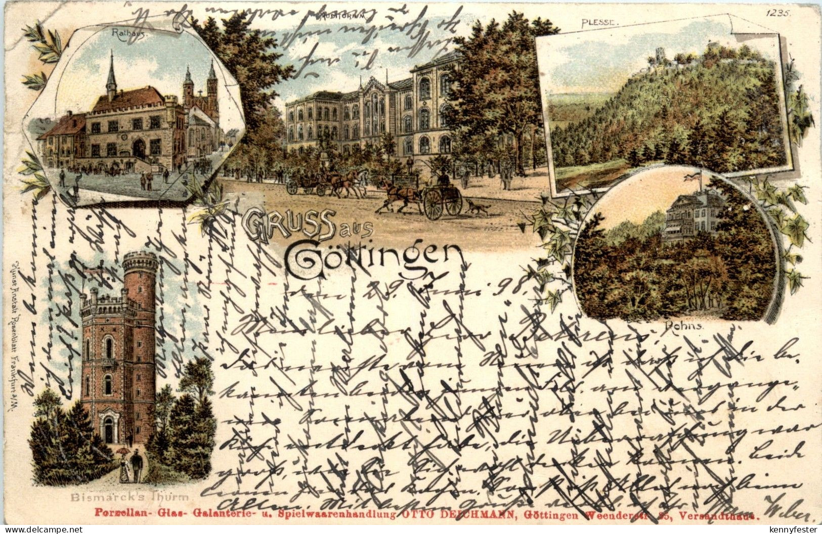 Gruss aus Göttingen - Litho