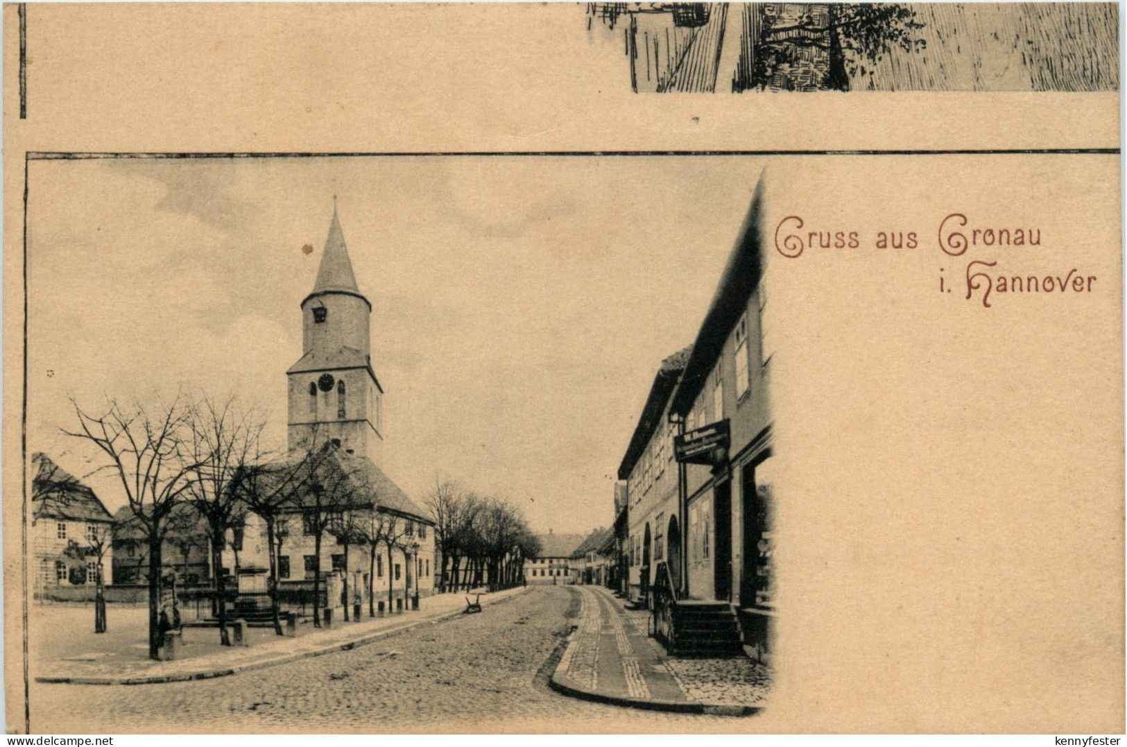 Gruss aus Gronau i. Hannover - Fehldruck