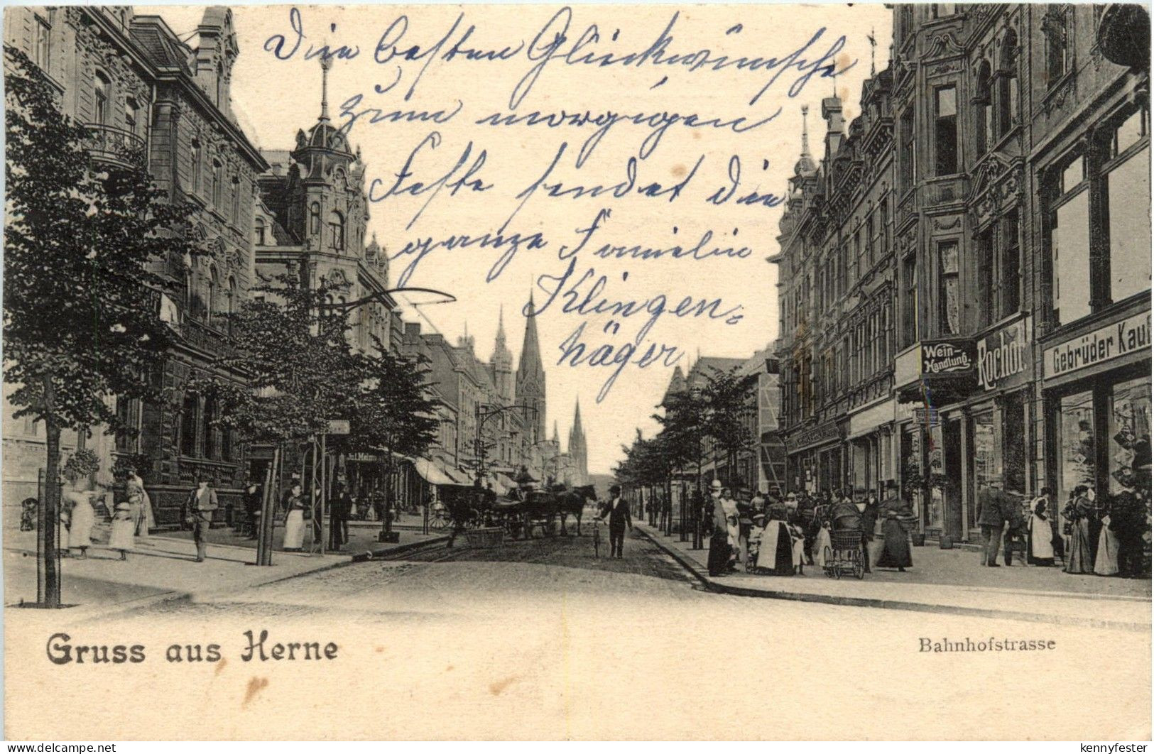 Gruss aus Herne - Bahnhofstrasse