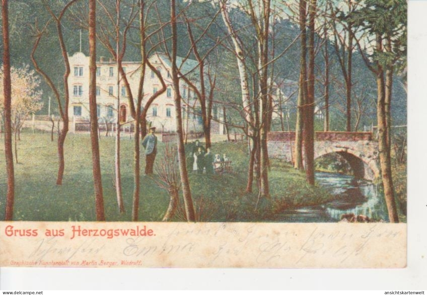 Gruß aus Herzogswalde Familie gl1902 #86.580