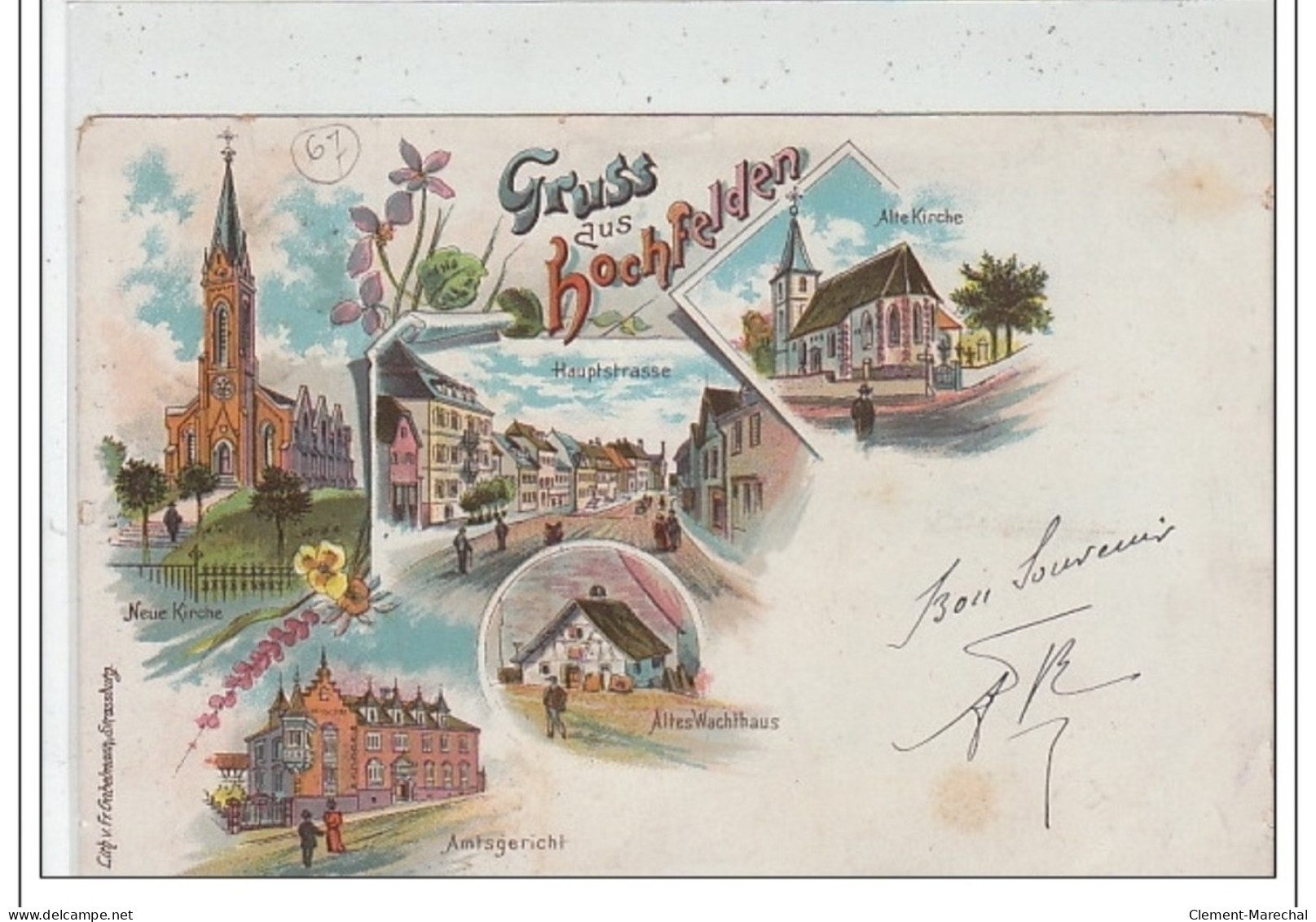 Gruss aus HOCHFELDEN - état