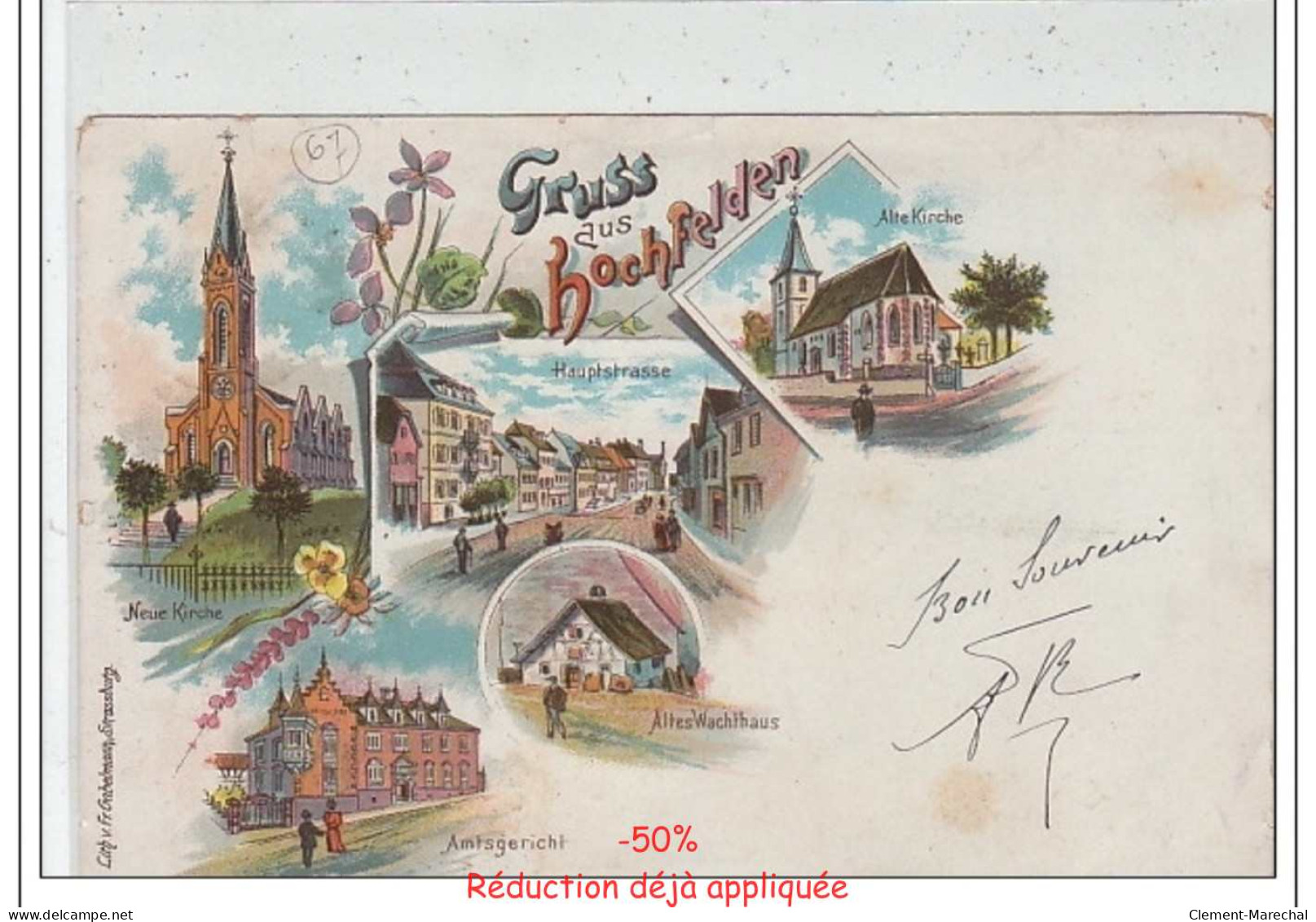 Gruss aus HOCHFELDEN - état