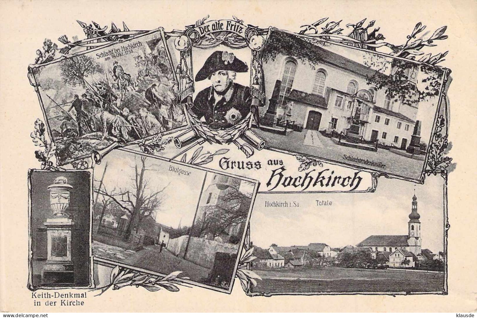 Gruß aus Hochkirch - Mehrbild gel.1927