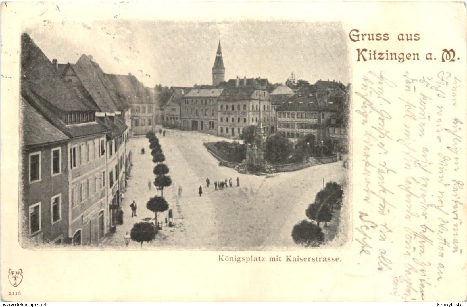 Gruss aus Kitzingen - Königsplatz