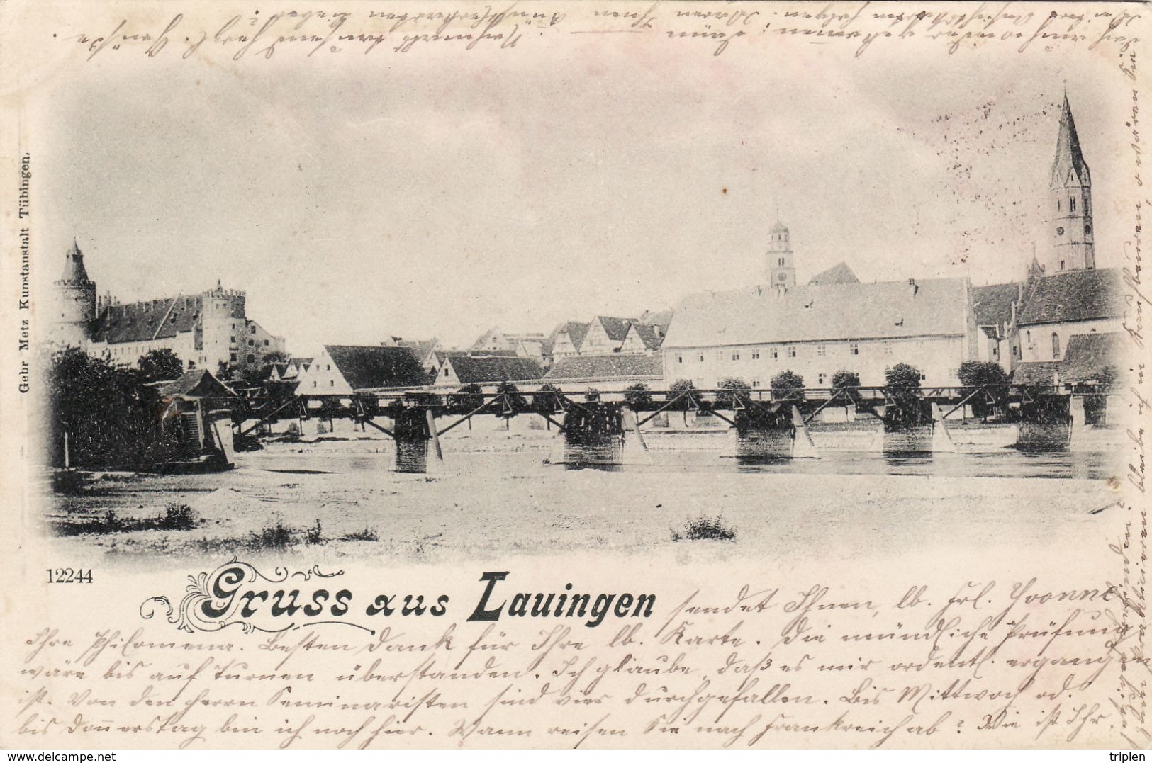 Gruss aus Lauingen 1898