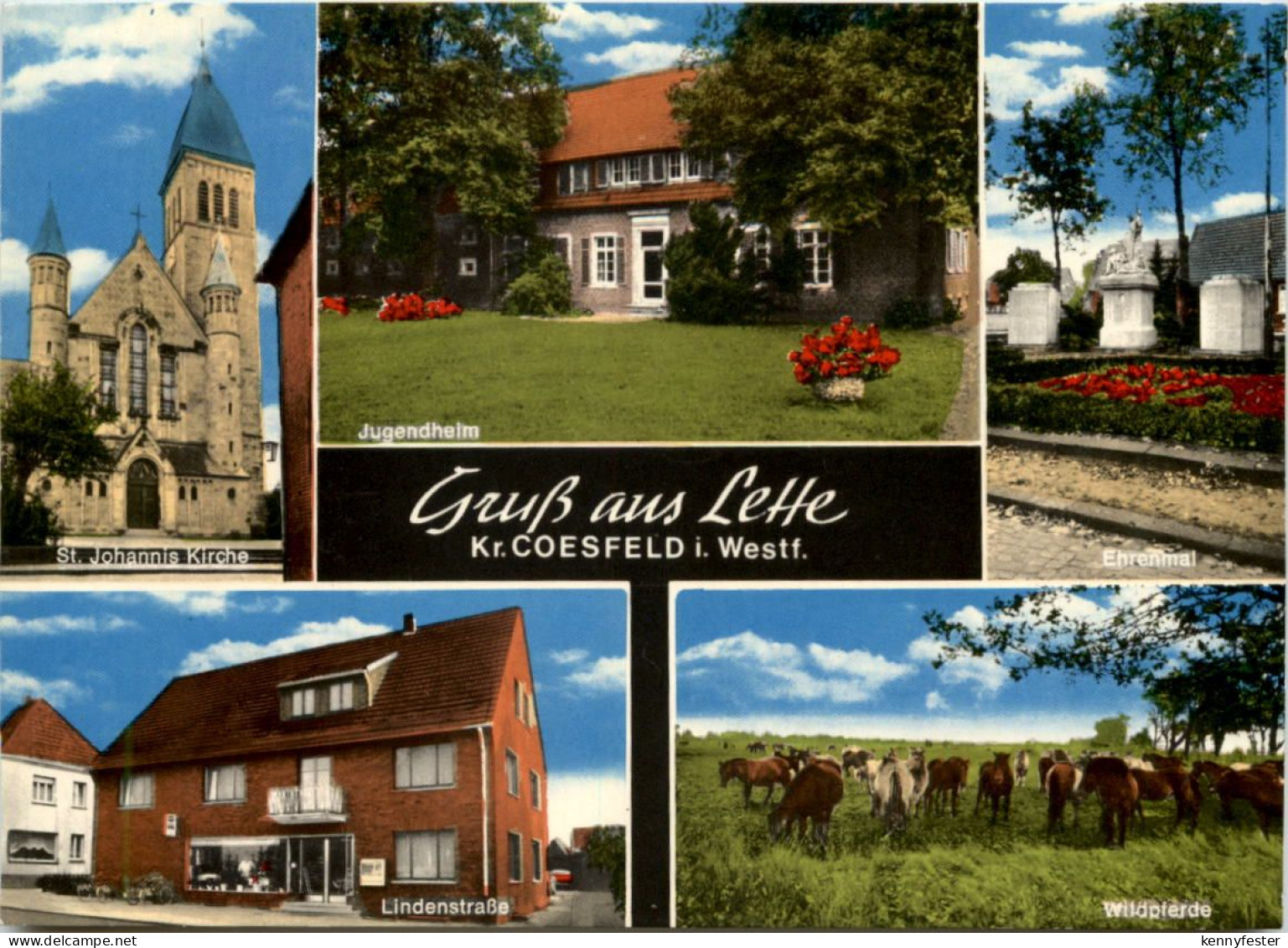 Gruss aus Lette Kr. Coesfeld, div. Bilder