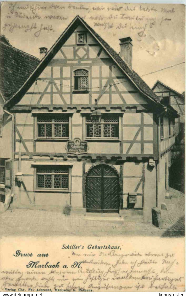 Gruss aus Marbach - Schillers Geburtshaus