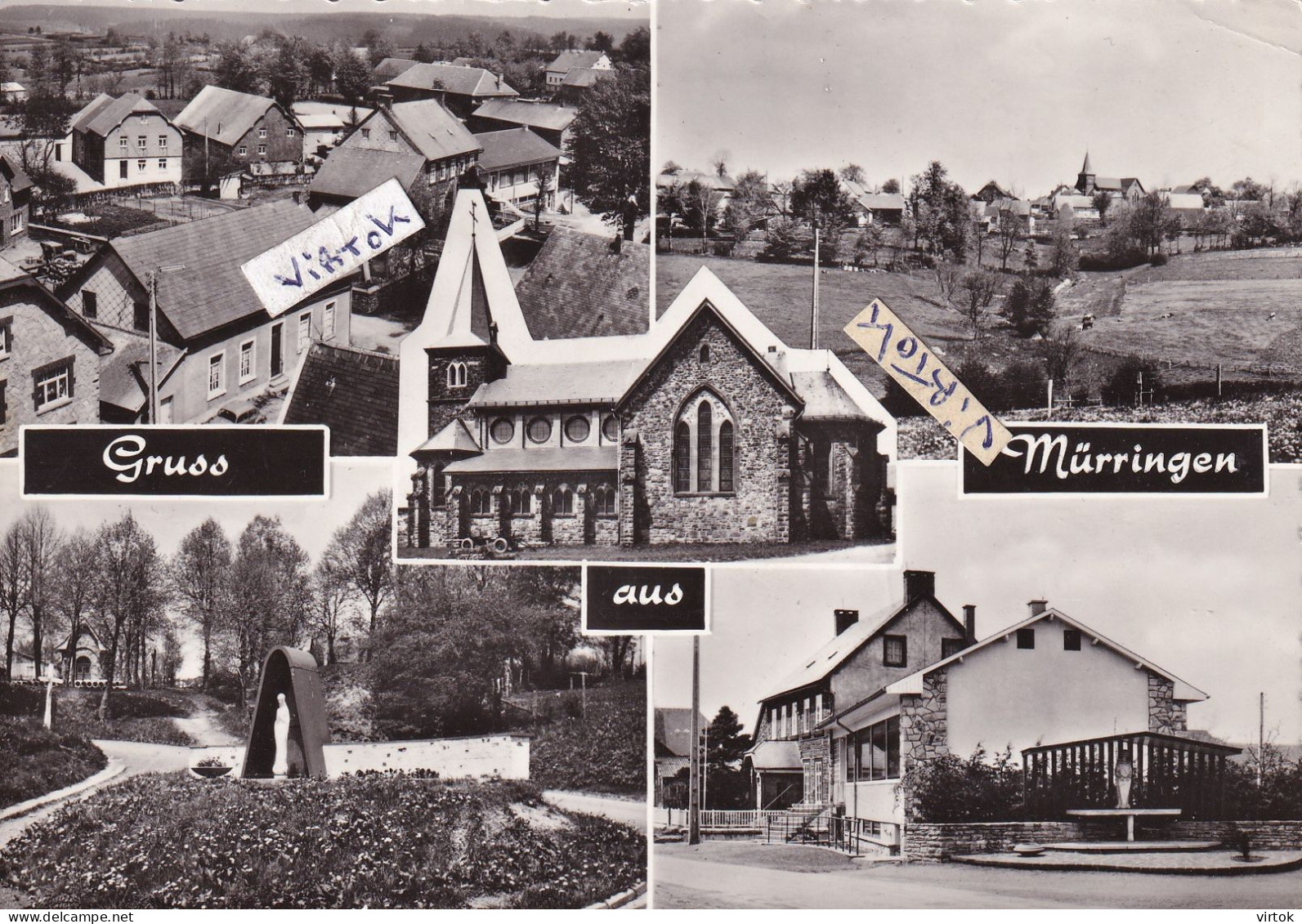 GRÜSS aus MÜRRINGEN - Carte multi vue  Büllingen - Bullange    ecrit