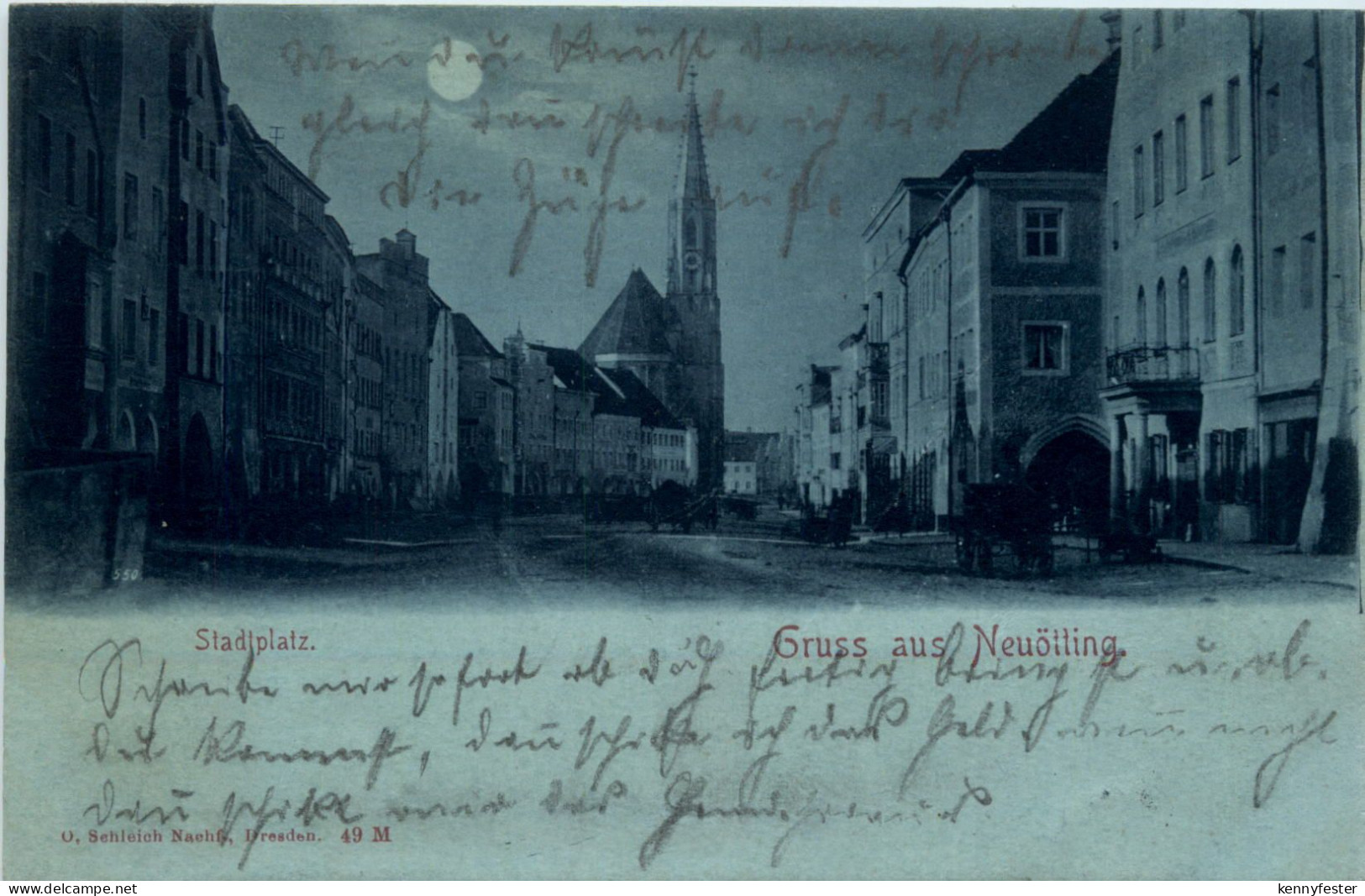 Gruss aus Neuötting - Stadtplatz