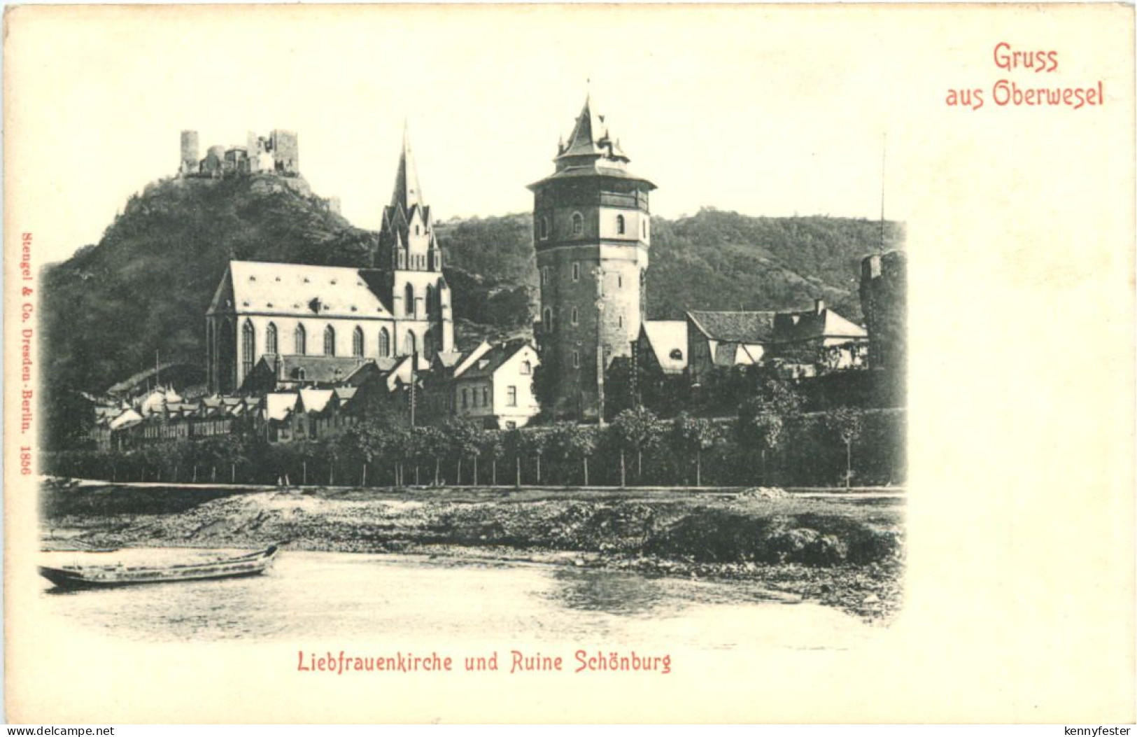 Gruss aus Oberwesel - Liebfrauenkirche