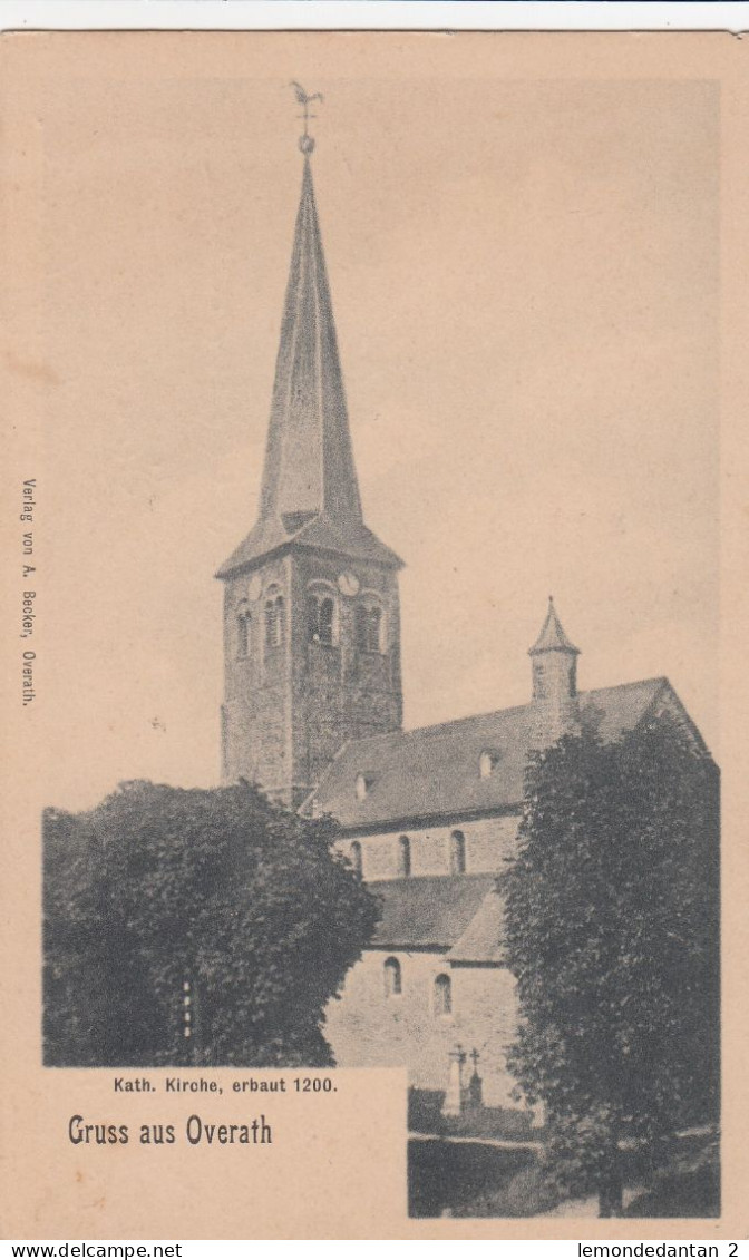 Gruss aus Overath - Kath. Kirche, erbaut 1200