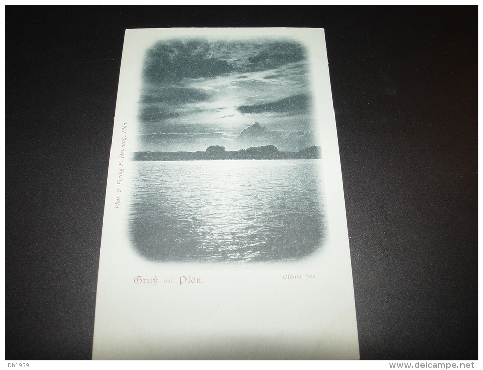 GRUSS AUS PLOEN PLÖN MONDSCHEIN MOON MOND LUNE