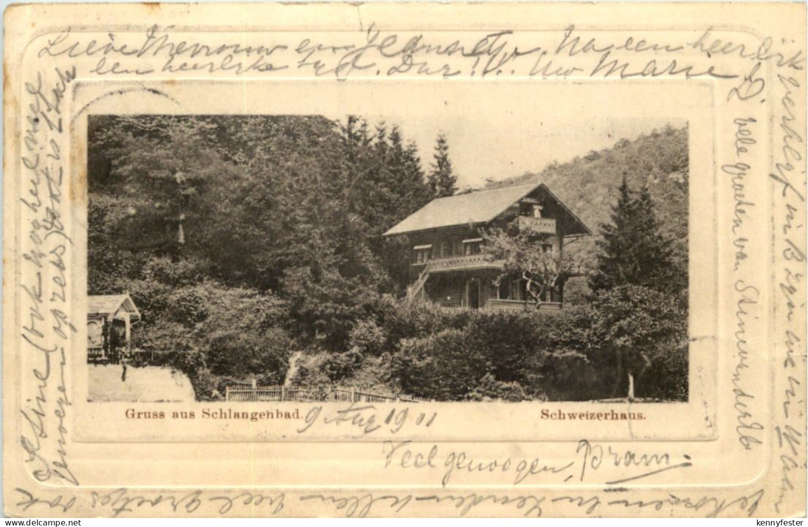 Gruss aus Schlangenbad - Schweizerhaus